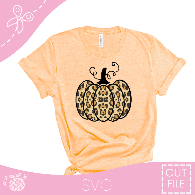"Cheetah Pumpkin" Cut File