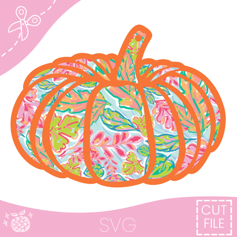 "Pumpkin Earrings" Cut File