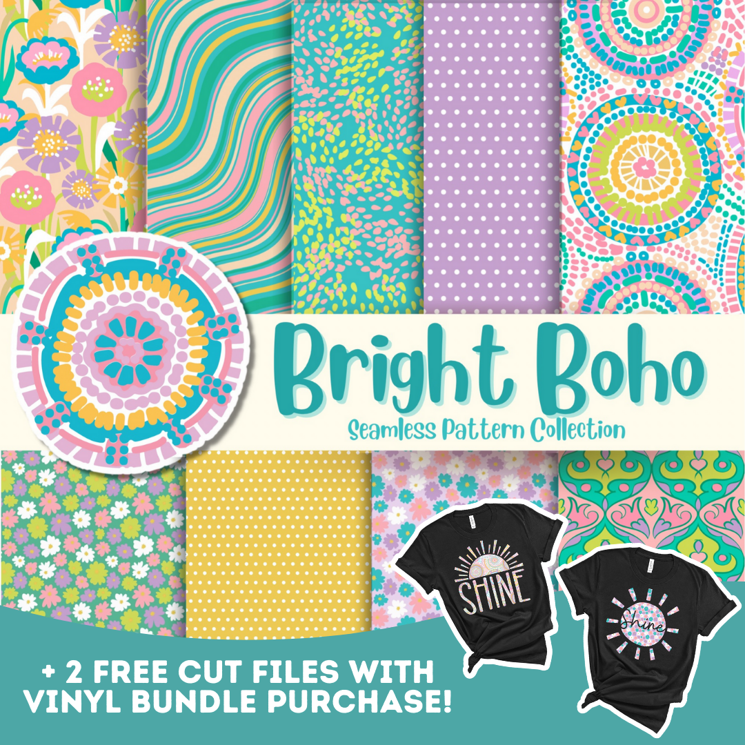 "Bright Boho" Vinyl Bundle - One of Each