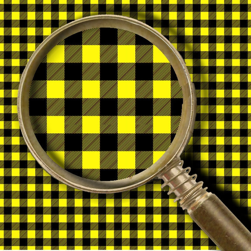 Buffalo Plaid Yellow and Black