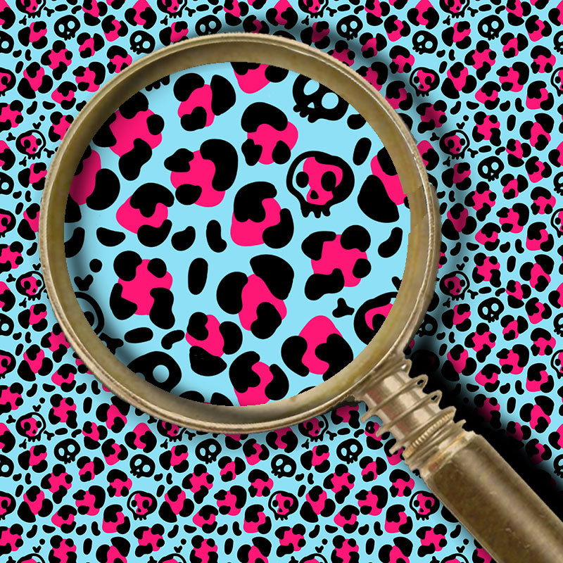 Cheetah Skulls - Blue