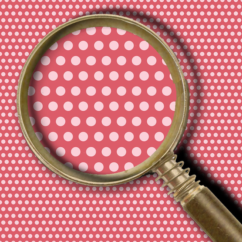 Cream & Sugar - Red with Pink Dots