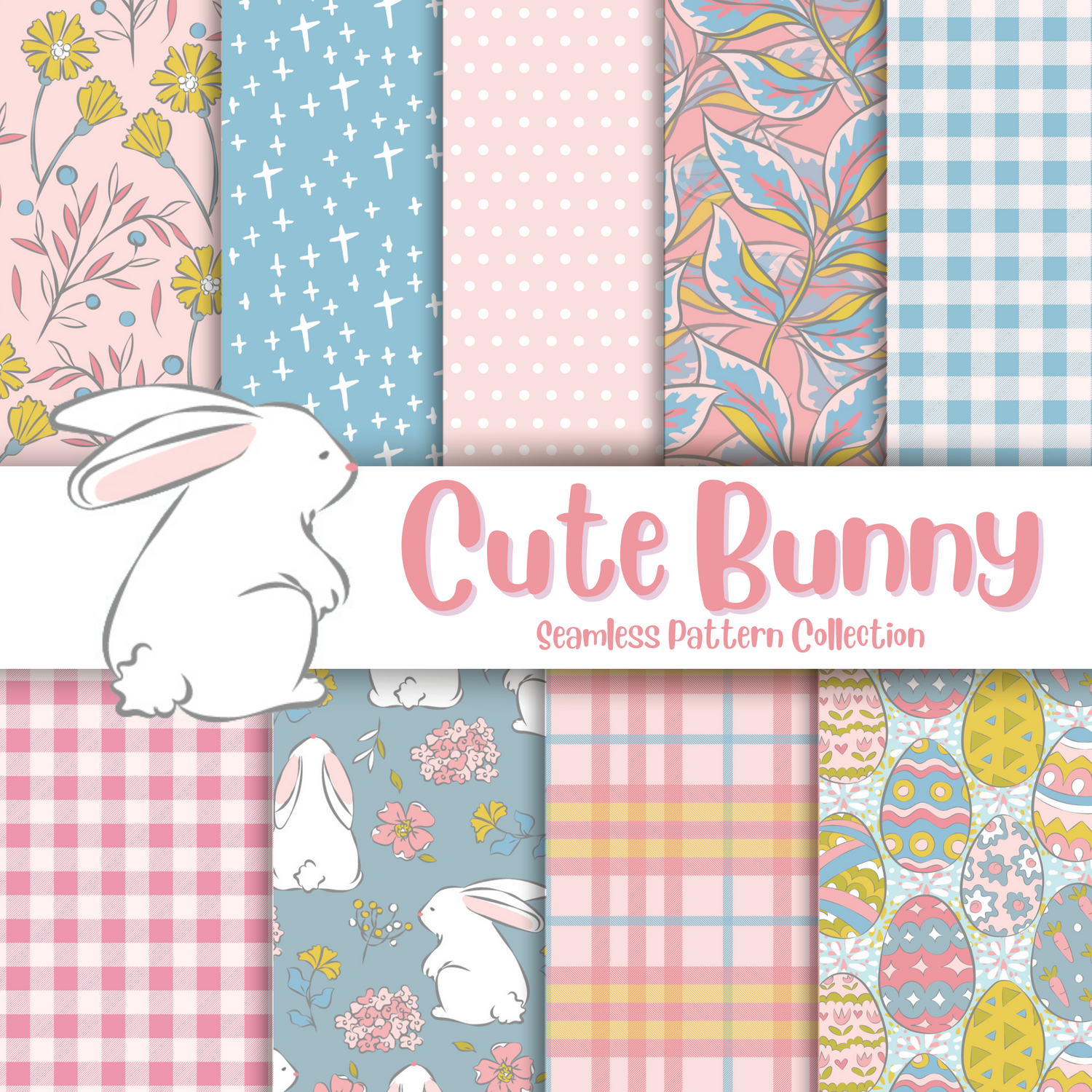"Cute Bunny" Vinyl Bundle - One of Each