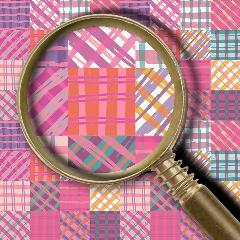 Madras Plaid - Mulberry