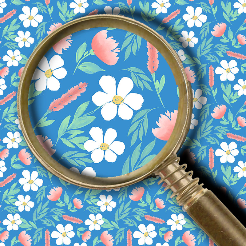 Happy Blooms - Blue