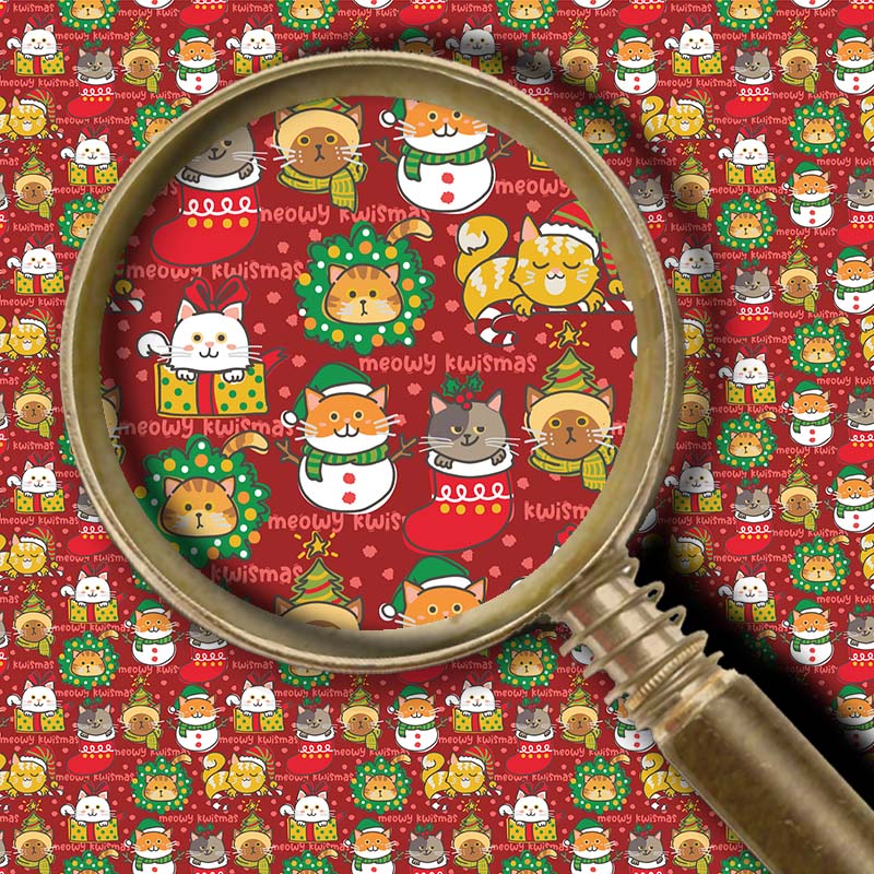 Meowy Christmas - Red