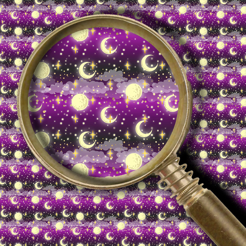 Moon & Stars - Purple