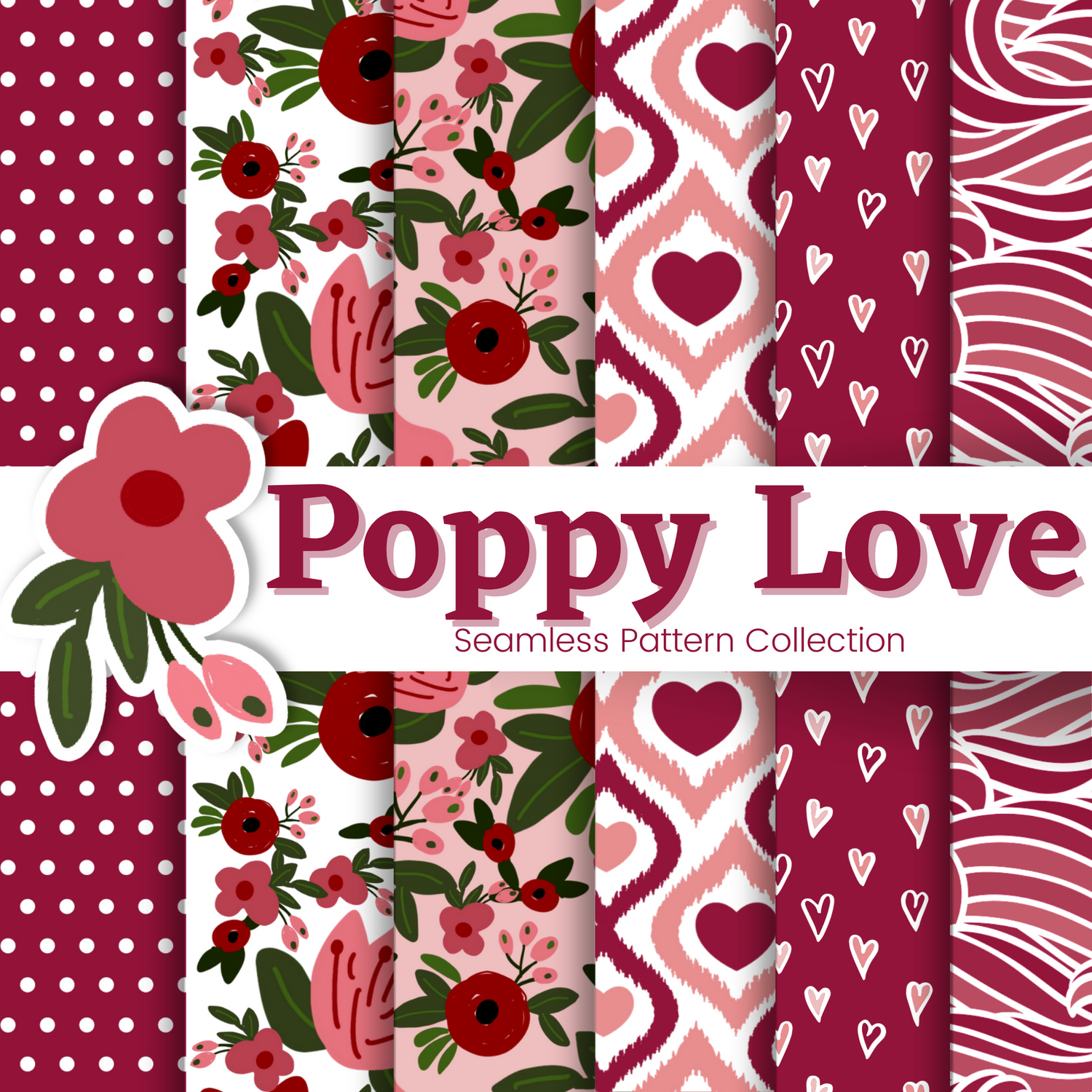 "Poppy Love" Vinyl Bundle- One of Each