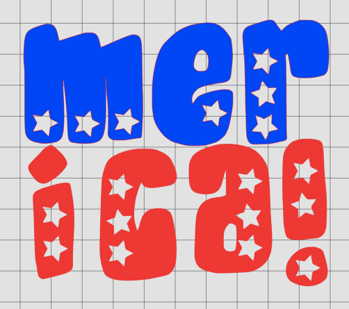 "MERICA" SVG File