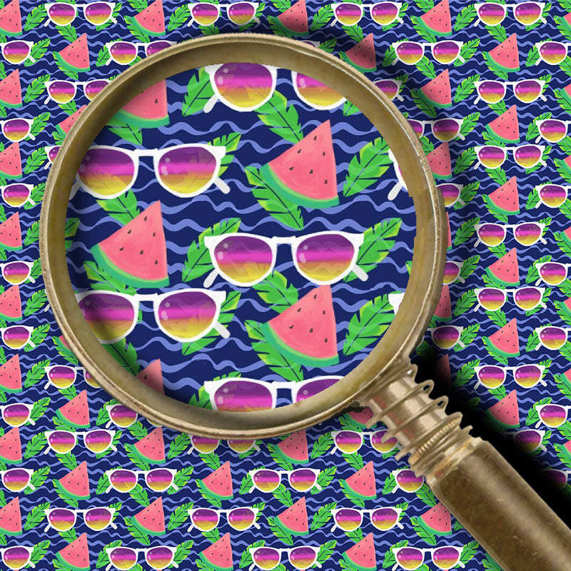 Shades and Melons - Dark Blue