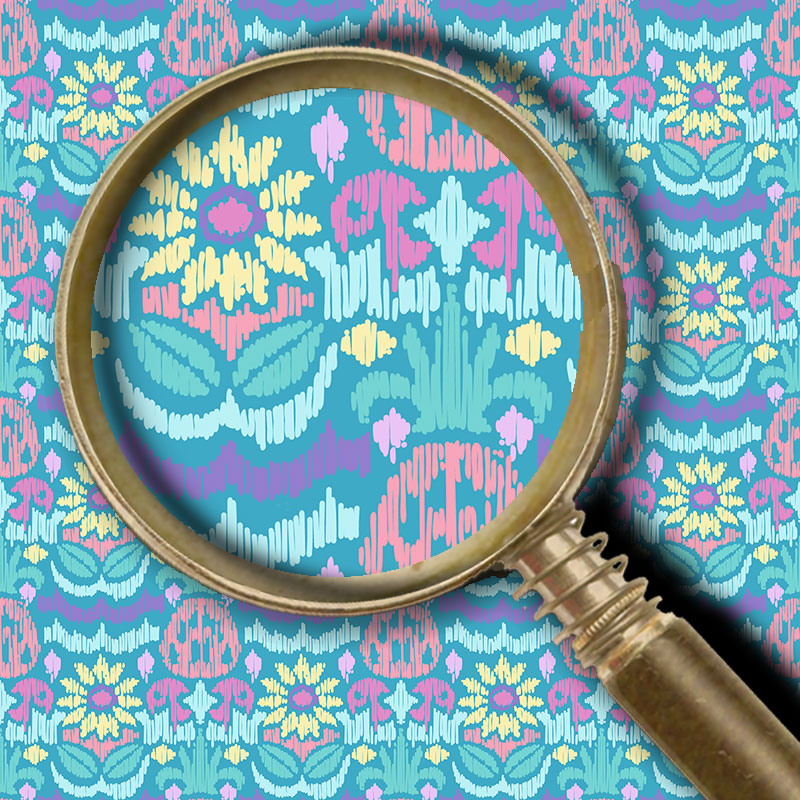 Summer Ikat - Teal
