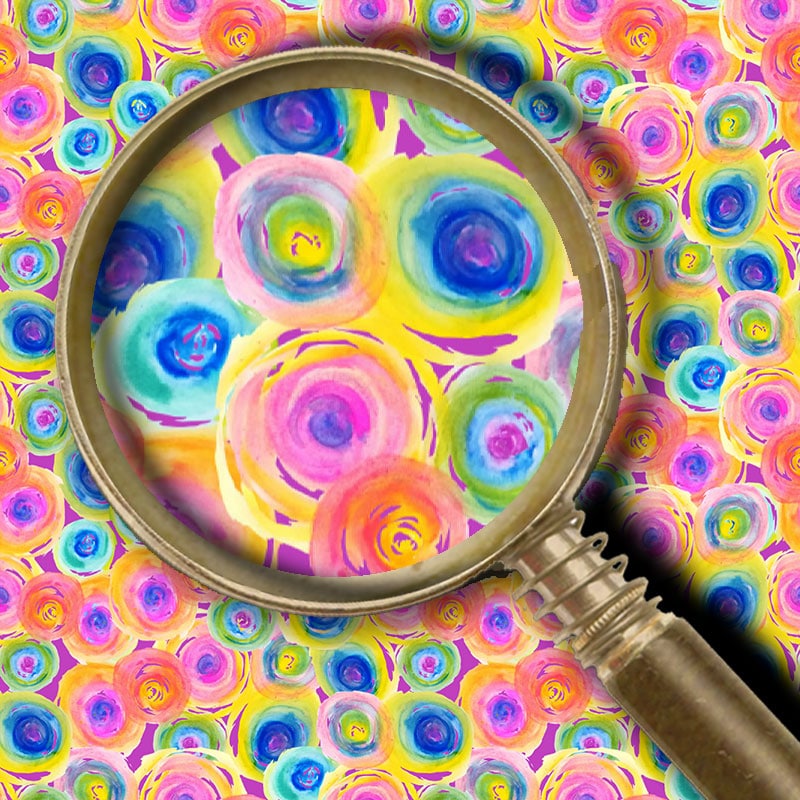 Whimsey Whirls - Purple