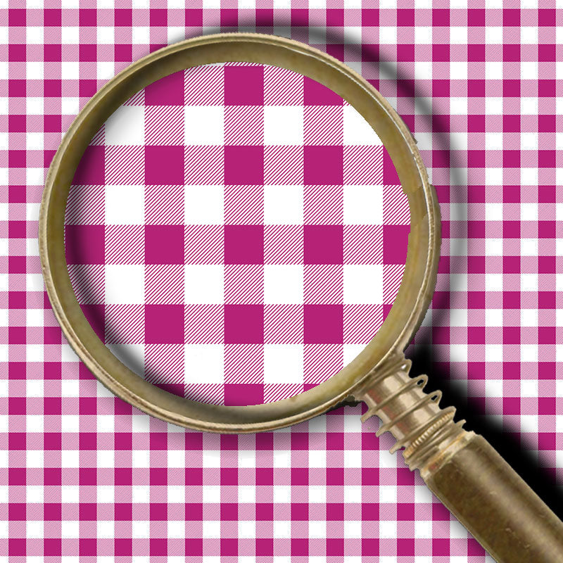 Buffalo Plaid Cranberry and White