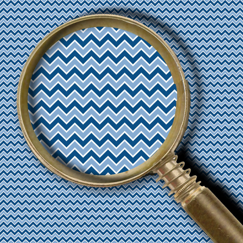 Chevron - Blue on Blue