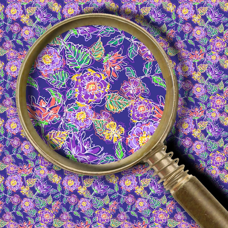 Doodled Pretties - Purple