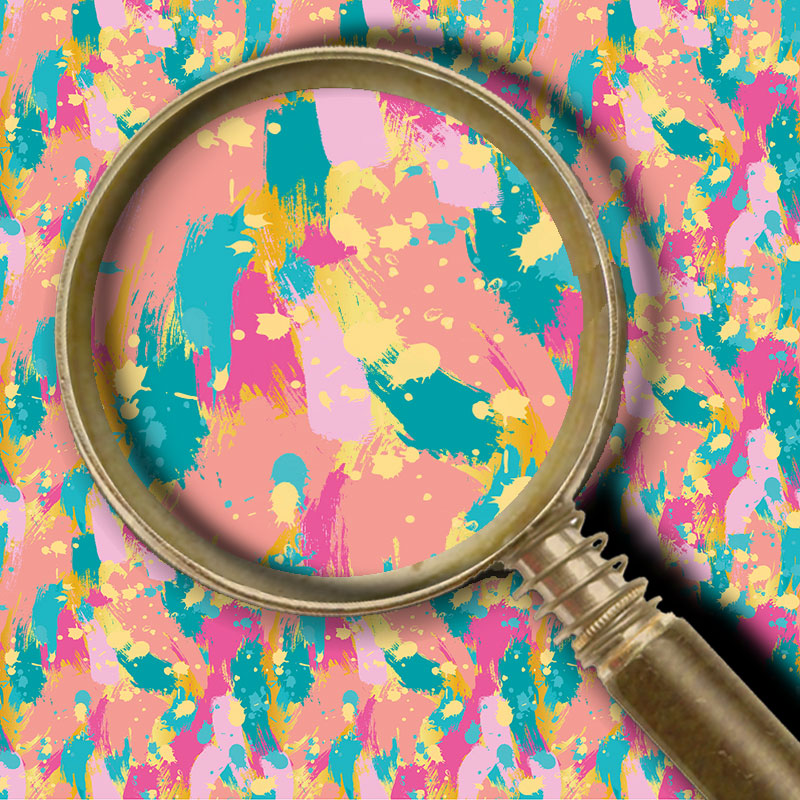 Flamingo Splatter - Mint