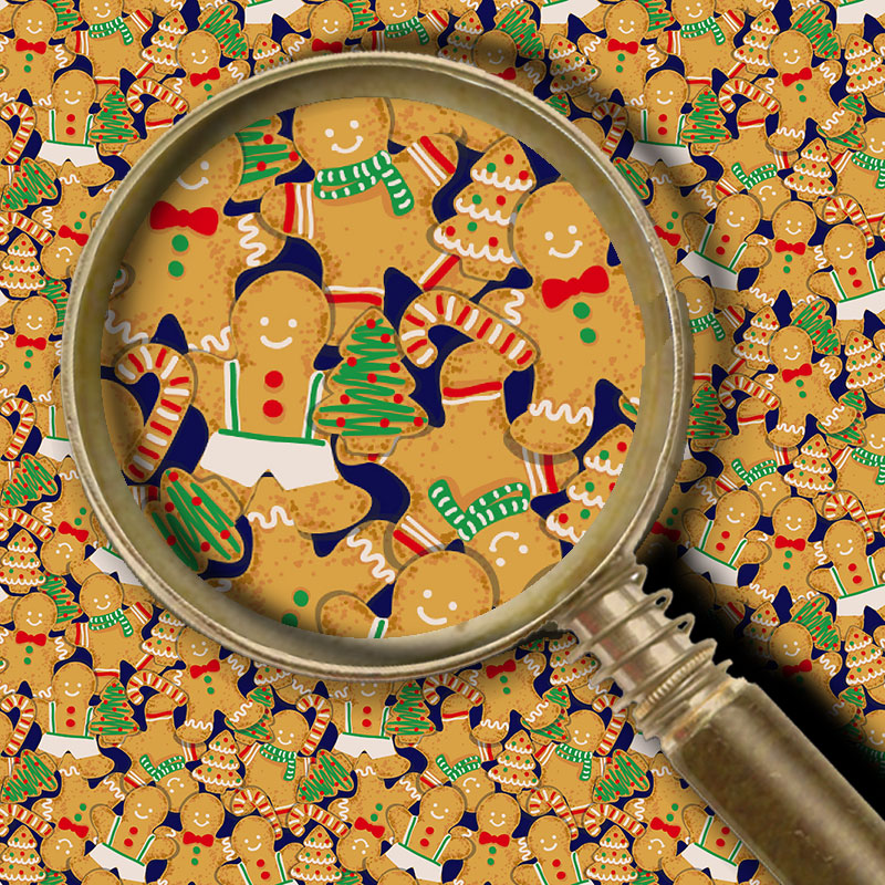 Gingerbread Man -  Navy
