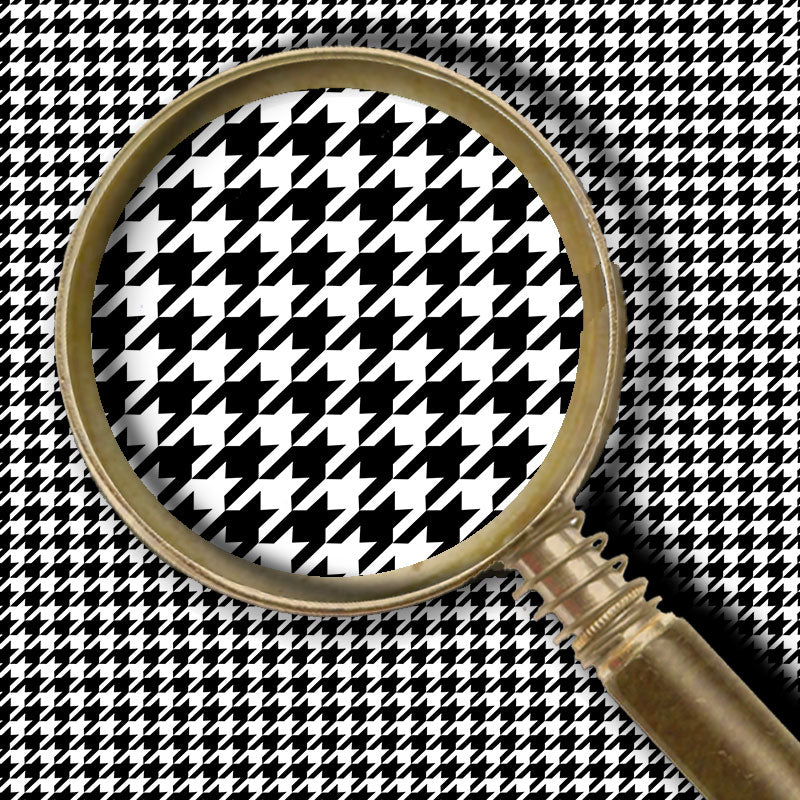 Houndstooth Black and White