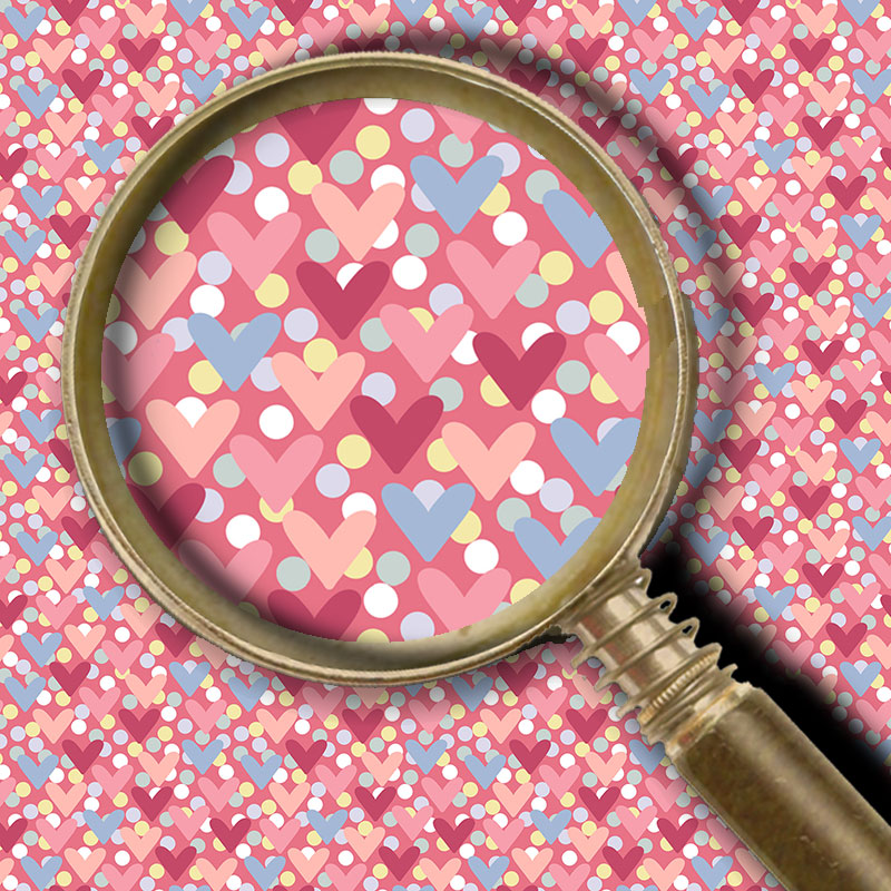 Polka Hearts Red - Vday 2020