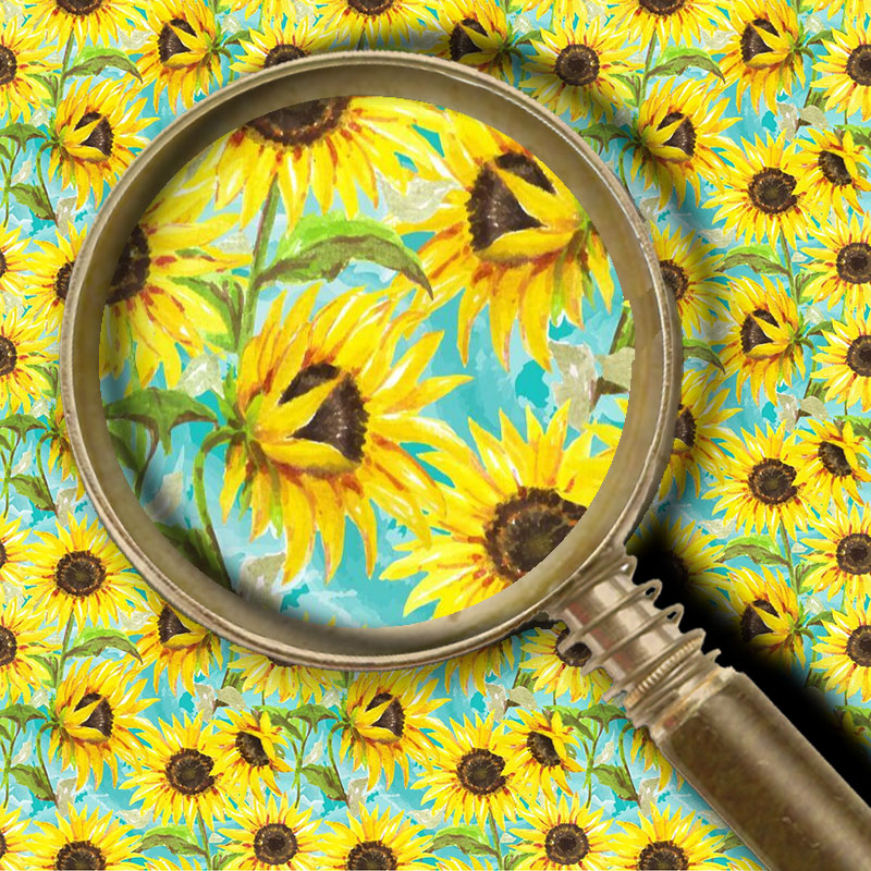 Sunflowers - Blue